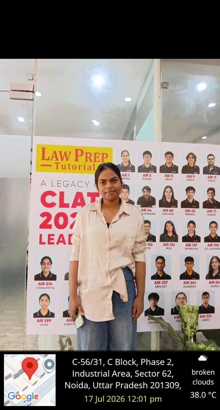 Ankita — CLAT 2027 Finisher Batch review at LPT Delhi NCR, Hauz Khas