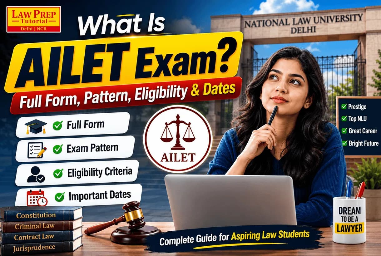 AILET exam guide – All India Law Entrance Test pattern, eligibility and NLU Delhi admission