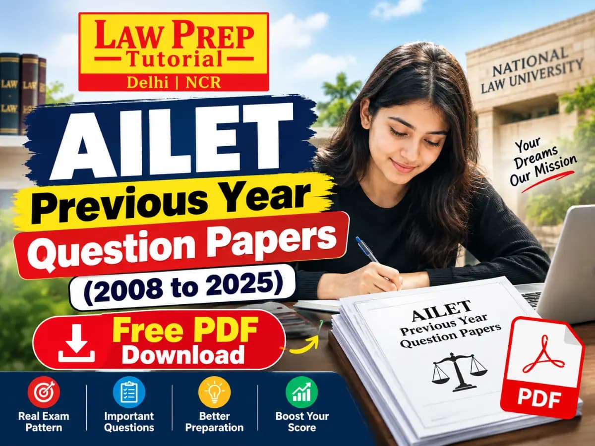 AILET previous year question papers 2008 to 2026 free PDF download