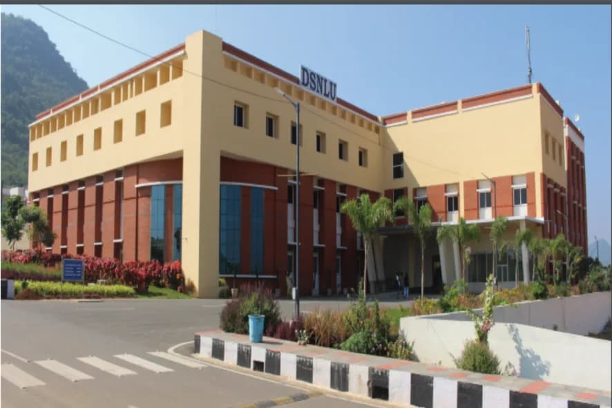 Damodaram Sanjivayya National Law University campus in Visakhapatnam, Andhra Pradesh