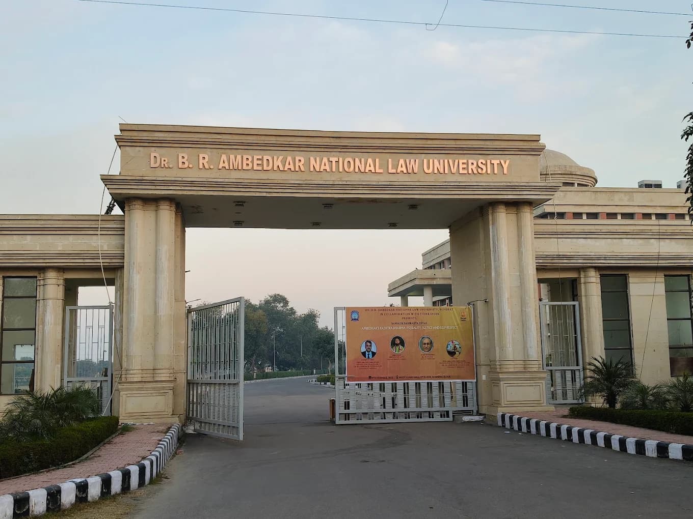 Dr. B.R. Ambedkar National Law University campus at Rajiv Gandhi Education City, Sonipat, Haryana