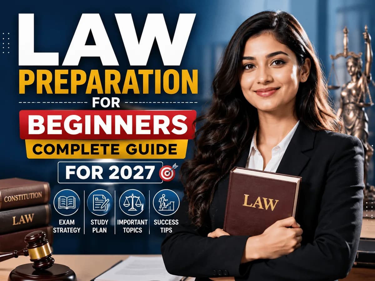 Law preparation for beginners guide with a student starting CLAT and AILET study plan